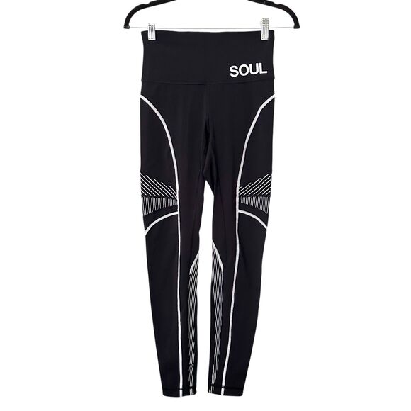 SOULCYCLE X LULULEMON Channel Your‎ Energy Tight Black Sz 6 - Picture 2 of 4